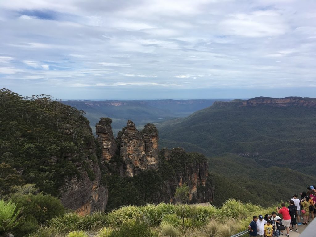 Spooners Lookout for Three Sisters Blue Mountains NSW Australia
