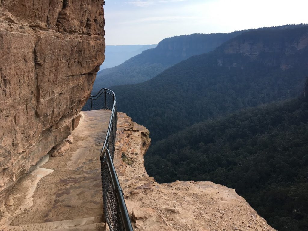 Cliff stair Blue Mountains NSW Australia