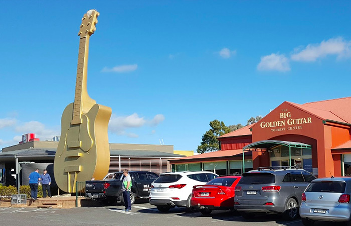 The Big Golden Guitar NSW Australia