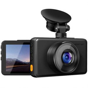 APEMAN Dash Cam 1080P FHD DVR Car Driving Recorder 3" LCD Screen 170°Wide Angle, G-Sensor, WDR, Parking Monitor, Loop Recording, Motion Detection