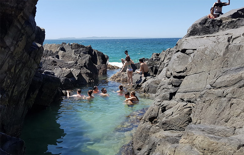 Fairy Pools in Noosa National Park QLD Australia