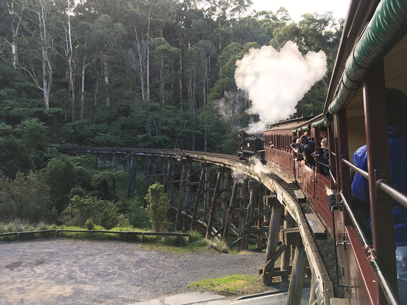 Puffing railway VIC Australia